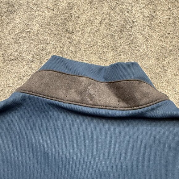 Greyson Siasconset 1/4 Zip Pullover Men M Blue Golf Performance Nylon Stretch - Picture 9 of 15